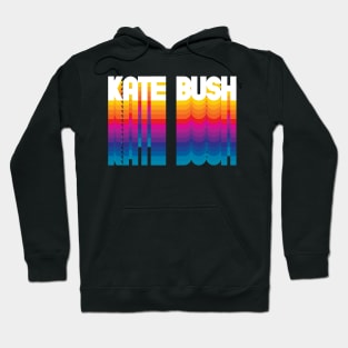 Retro Kate Proud Personalized Name Gift Retro Rainbow Style Hoodie